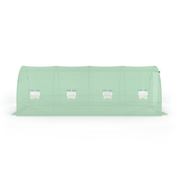 Serre tunnel verte 3x6m