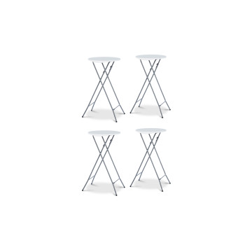 Tables hautes pliantes avec housse