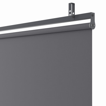 Pergola Marina en acier et toit rétractable gris 3x4m 