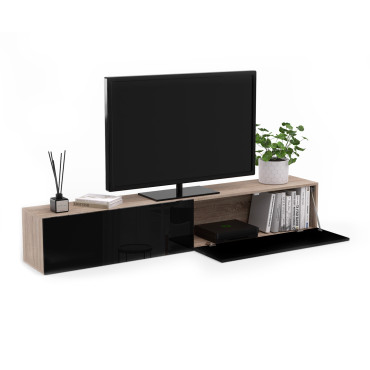 Meuble TV suspendu Michigan L180cm