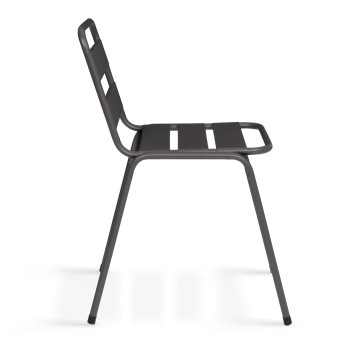 Chaises de jardin acier