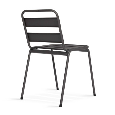 Chaises de jardin acier