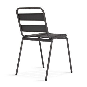 Chaises de jardin acier