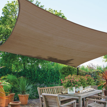 Voile d'ombrage rectangulaire