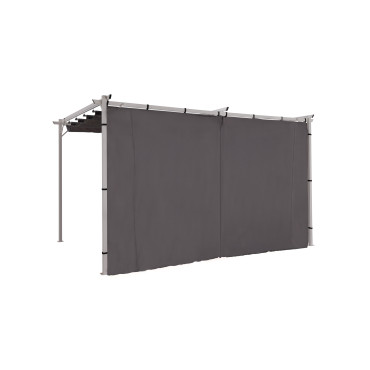 Rideau universel pour pergola