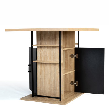 Ilot central 110 cm avec rangements