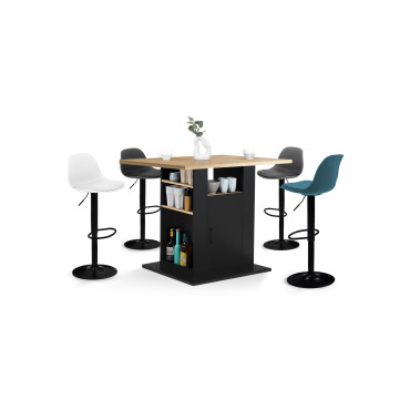 Ilot central 110 cm avec rangements