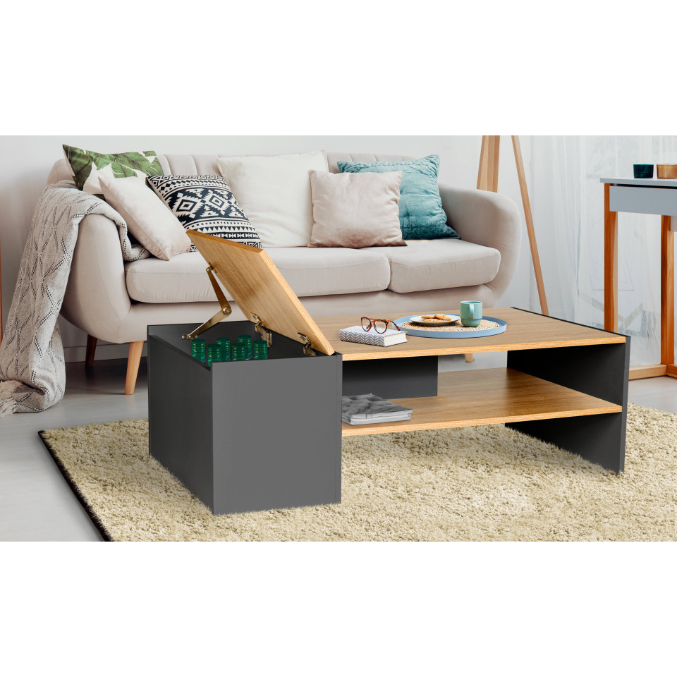 Table basse avec coffre Zoé Table basse avec coffre Zoé