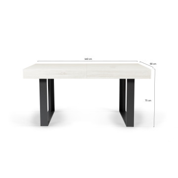 Table repas extensible Brixton