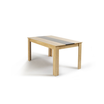 Table repas Gloria Bois - Noir