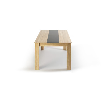Table repas Gloria Bois - Noir