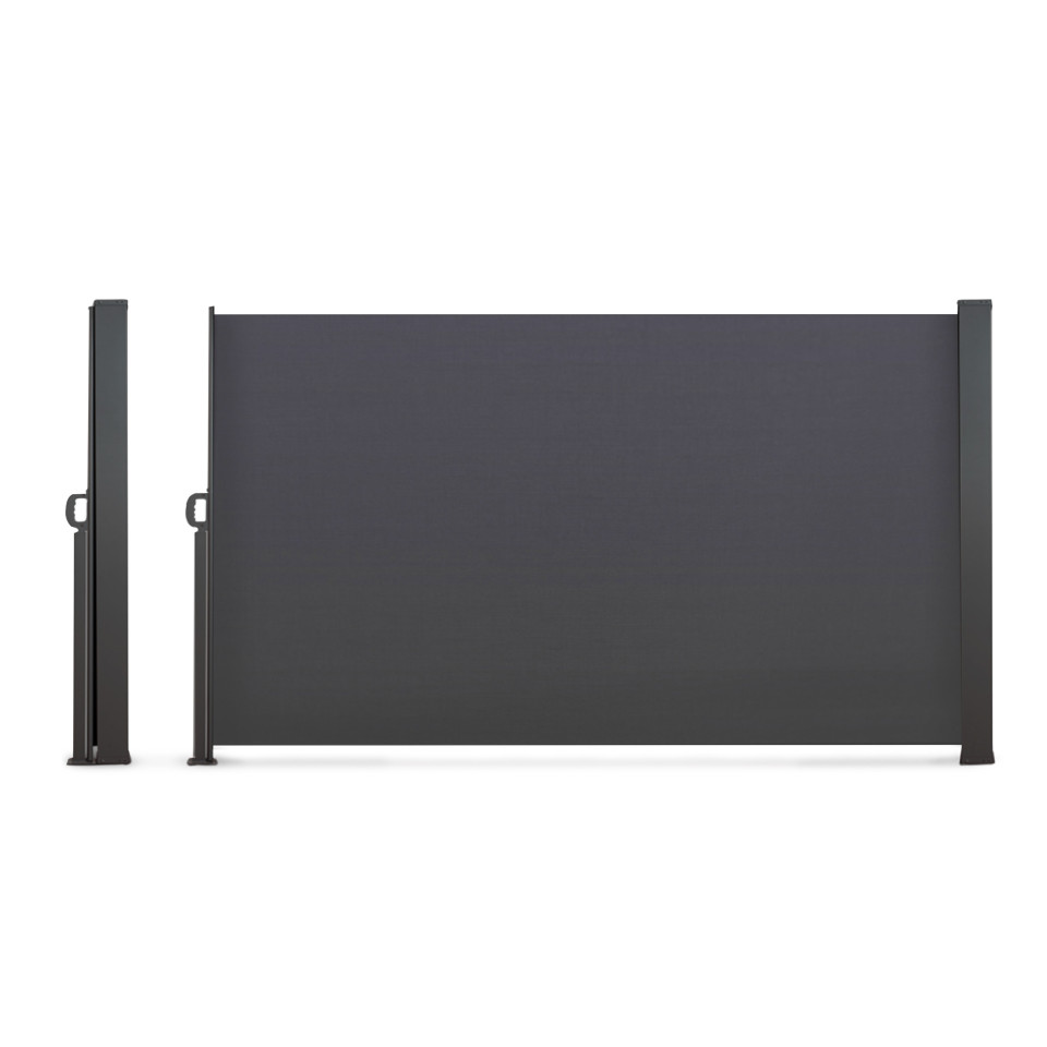 Paravent rétractable premium gris anthracite Paravent rétractable premium gris anthracite