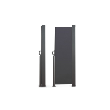 Paravent rétractable premium gris anthracite