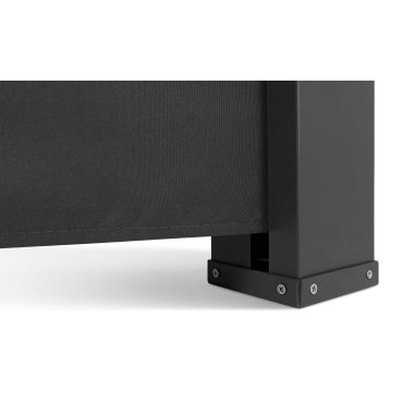 Paravent rétractable premium gris anthracite
