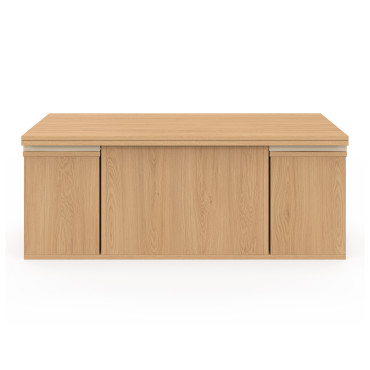 Table basse Tania 2 en 1 avec plateau dépliant et 4 assises