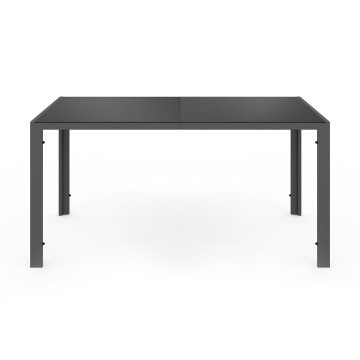 Salon de jardin Varna  6 places gris anthracite