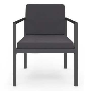 Salon de jardin Pemba 4 places gris