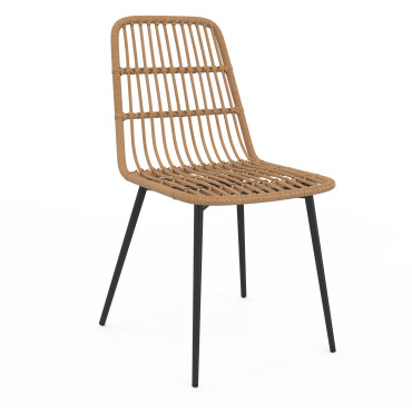 Chaises de jardin Cuba - lot de 4