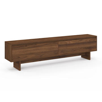 Meuble TV Yumi effet noyer