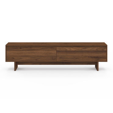 Meuble TV Yumi effet noyer