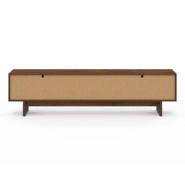 Meuble TV Yumi effet noyer
