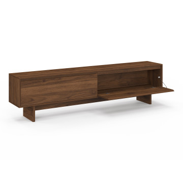 Meuble TV Yumi effet noyer