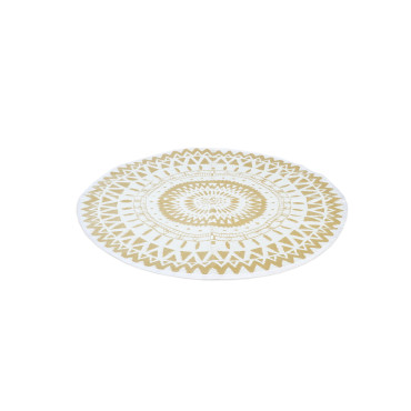 Tapis exterieur rond 150cm Maori beige