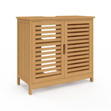 Meuble sous vasque sur pieds Maya 2 portes