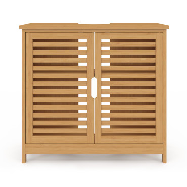 Meuble sous vasque sur pieds Maya 2 portes
