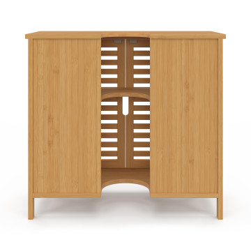 Meuble sous vasque sur pieds Maya 2 portes