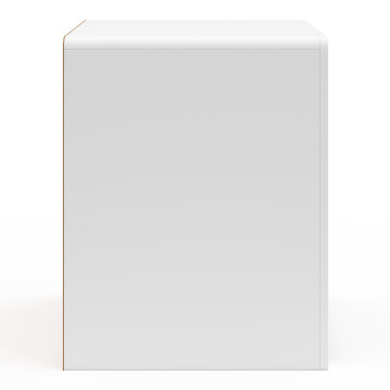 Tables de chevet organiques blanches - lot de 2