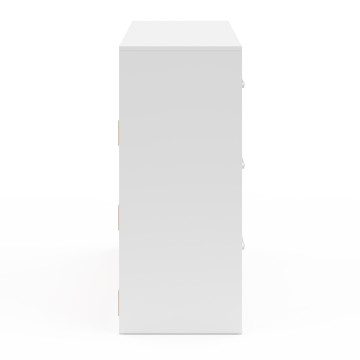 Commode Uma 6 tiroirs blanc