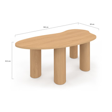 Table basse Naomi organique