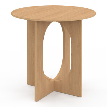 Table à manger ronde Mathis bois Ø80cm