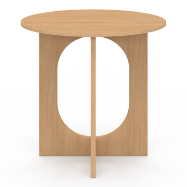 Table à manger ronde Mathis bois Ø80cm