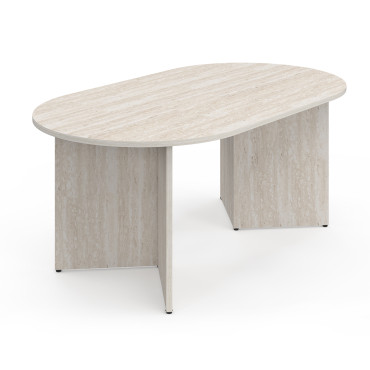 Table basse Gabin effet travertin L110cm