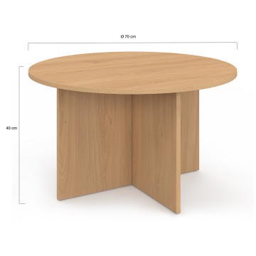 Table basse ronde Ophélia