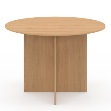 Table à manger ronde Ophélia bois Ø110cm
