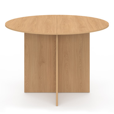 Table à manger ronde Ophélia bois Ø110cm