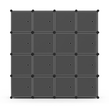 Armoire de rangement multifonction 16 cubes