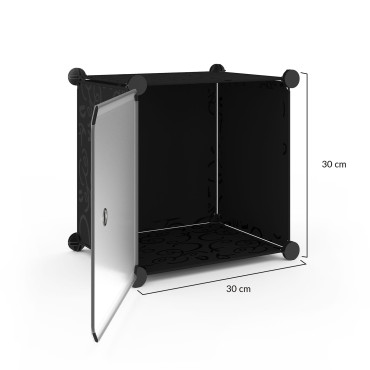 Armoire de rangement multifonction 16 cubes