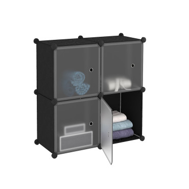 Armoire de rangement multifonction 16 cubes