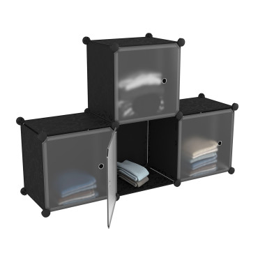 Armoire de rangement multifonction 16 cubes