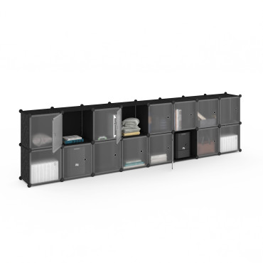 Armoire de rangement multifonction 16 cubes