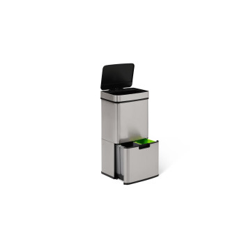 Poubelle automatique spéciale tri 72L