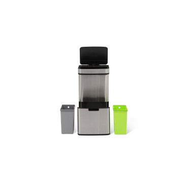 Poubelle automatique spéciale tri 72L