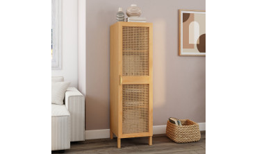 Armoire Eve 1 porte cannage H120cm