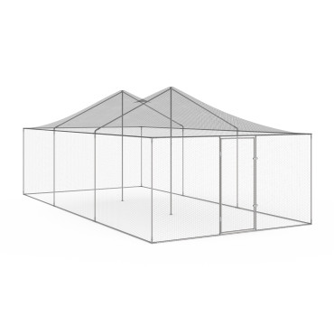 Volière grillagée 18m² - 6x3m