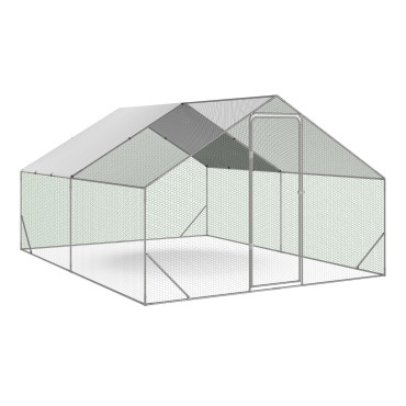 Enclos grillagé pour poules 12m² - 3x4m