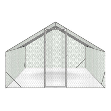 Enclos grillagé pour poules 12m² - 3x4m
